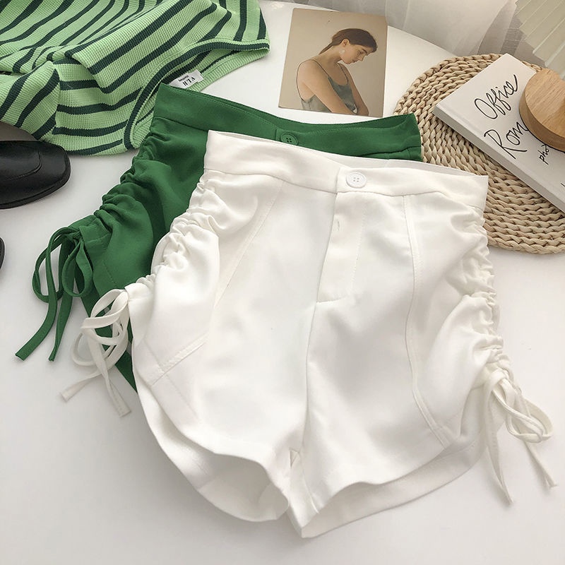 Quần short BH lưng cao rút dây thời trang mùa hè cho nữ