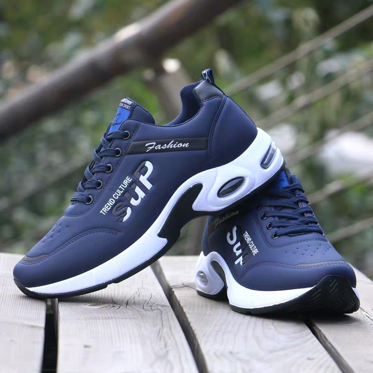 GIÀY Sneaker Thể Thao Nam TRẮNG-XANH-ĐEN | BigBuy360 - bigbuy360.vn