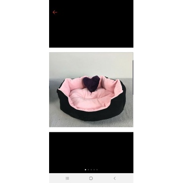 ổ nệm tròn loại lớn 60x80x20cm ( tặng kèm trái tim) (m tròn tim)