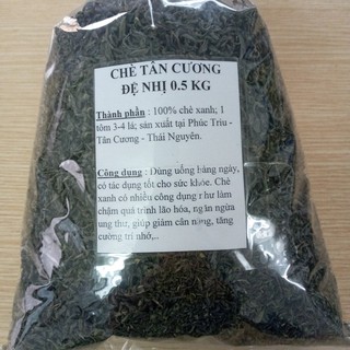 CHÈ TÂN CƯƠNG ĐỆ NHỊ 500g - Trà Thái Nguyên loại 1 tôm, 3-4 lá, đậm đà ngọt hậu
