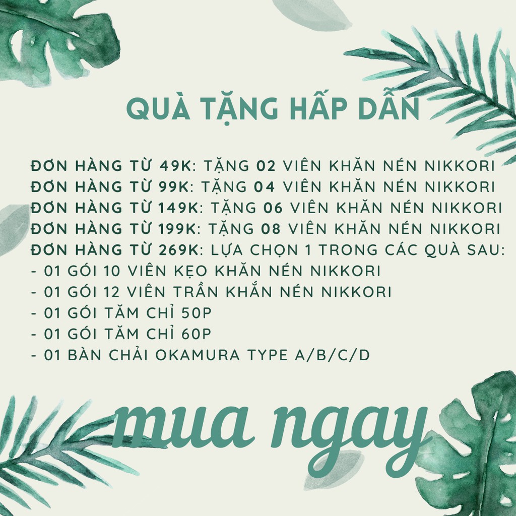 ☘️FREESHIP☘️ Okamura - Tăm kẽ chỉ nha khoa chất lượng Nhật Bản (Bịch 50 cây/90 cây)