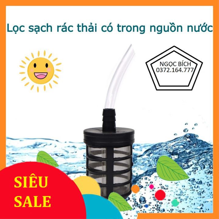 [RẺ VÔ ĐỊCH]Bộ đầu lọc rác, lọc chất thải lắp ống nước cho máy xịt rửa xe