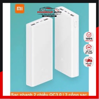 Sạc dự phòng Xiaomi Gen 3 chính hãng 20.000 mAh (2 cổng usb,sạc nhanh 18w) - pin sạc - sạc dự phòng