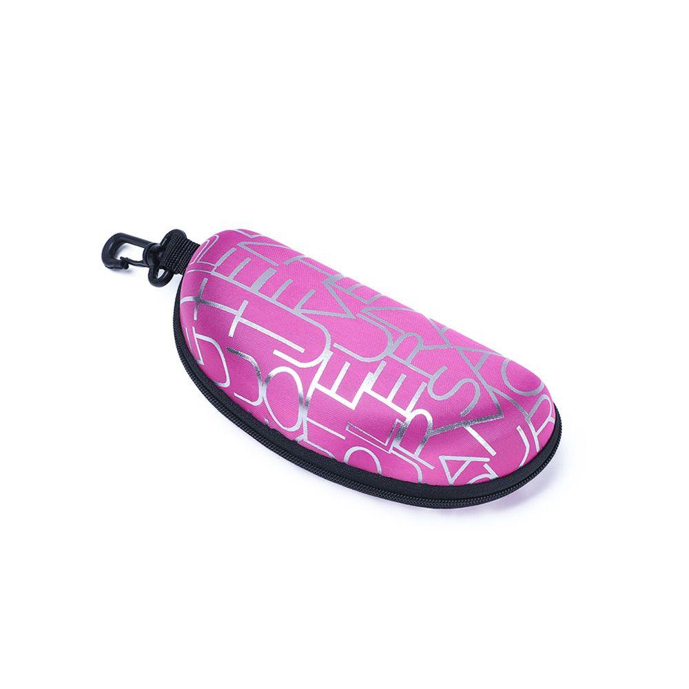 Hộp Đựng Mắt Kính Có Khóa Kéo In Chữ Thời Trang Giá Đỡ