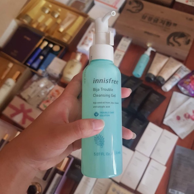 GEL TẨY TRANG INNISFREE BIJA TROUBLE CLEANSING GEL