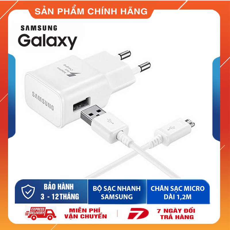 Bộ Sạc Nhanh Samsung Galaxy A7 2018 - Hàng Nhập Khẩu