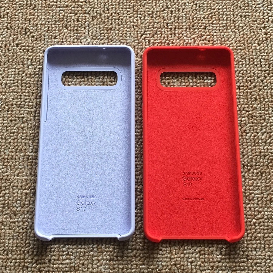 Ốp lưng chống bẩn Samsung Galaxy S10 &amp; S10 Plus - Bên trong có lot nhung - Chất liệu nhựa dẻo - Siêu bền màu