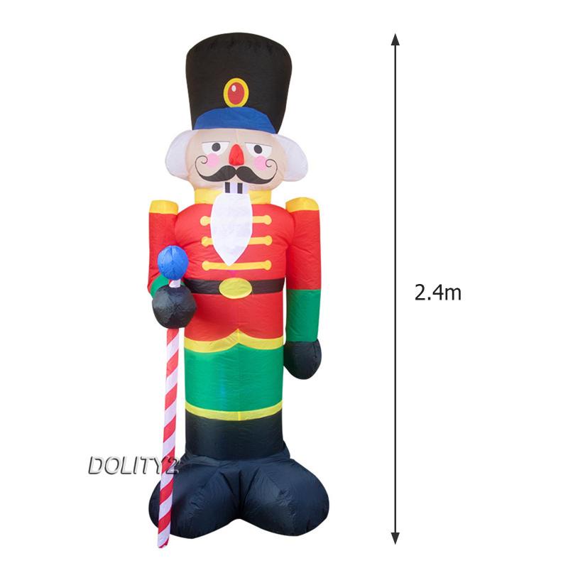 [Dolity2] Hạt Dẻ Bơm Hơi Hình Người Lính Trang Trí Giáng Sinh