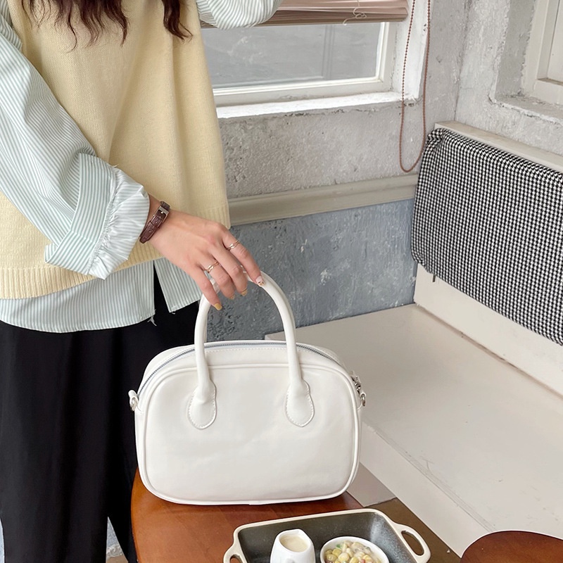 Túi Đeo Chéo Một Bên Vai Bằng Sáp Dầu Nhỏ Phong Cách Hàn Quốc Thời Trang Xuân Hè Hàng Mới Dành Cho Bạn Nữ 2021