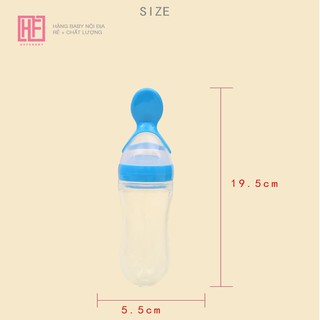 Bình thìa silicon ăn dặm cho bé