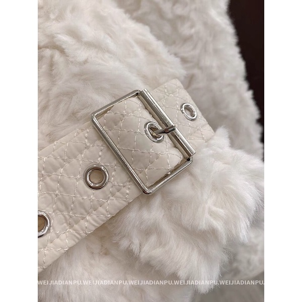 Áo khoác jacket lông viền da Weijia