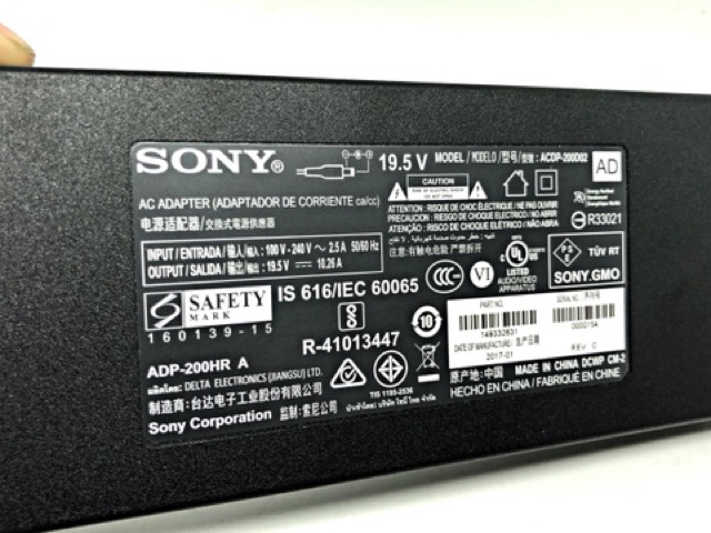 Adapter nguồn cho tivi sony 19.5V 10.26A hàng chính hãng (bản gốc)