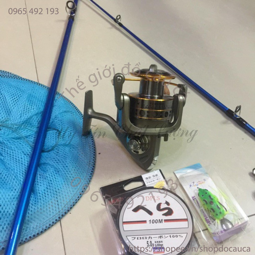 Bộ cần 2 khúc shimano 2,7 m máy lc 7000 (y hình ảnh) | BigBuy360 - bigbuy360.vn