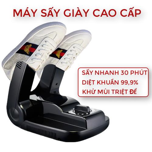 Máy sấy khô và khử mùi giày thông minh có hẹn giờ tự động, máy hong khô giày dép tất vớ hai cầu tiện lợi