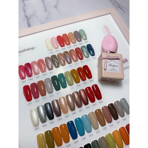 Sơn gel Hàn Quốc lẻ màu, sơn móng tay mẫu chai nơ, chai 15ml ( từ 65-80)