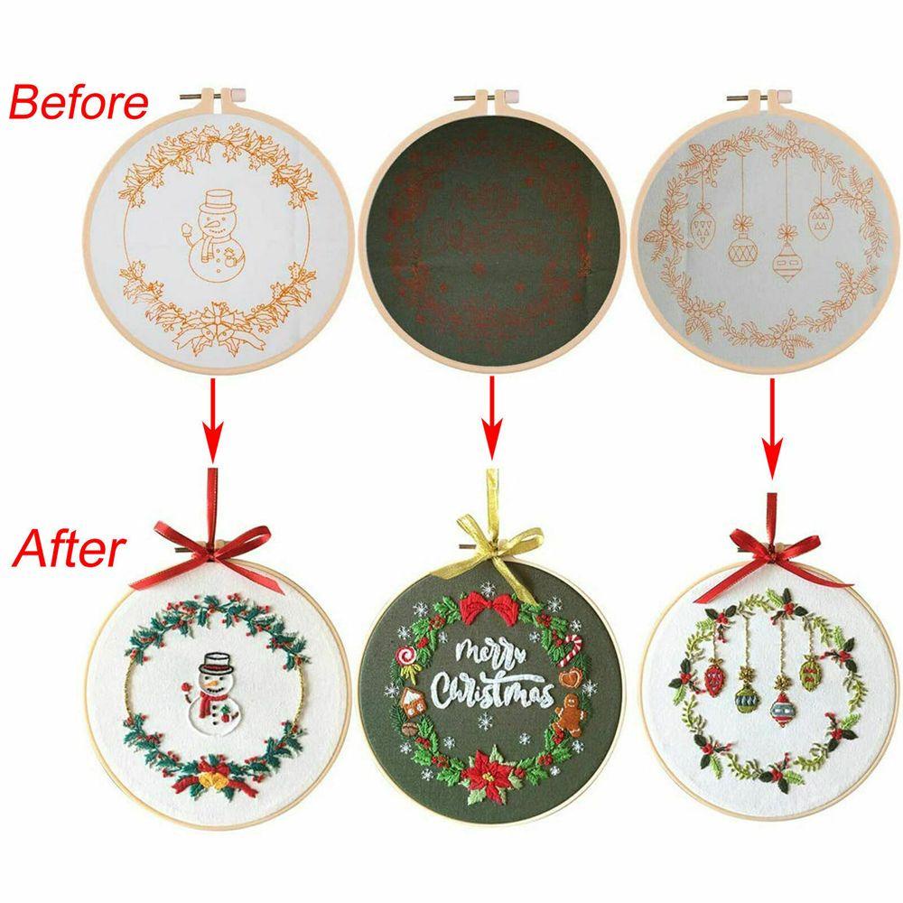 MELODG Kim Thêu Nghệ Thuật DIY Chủ Đề Giáng Sinh