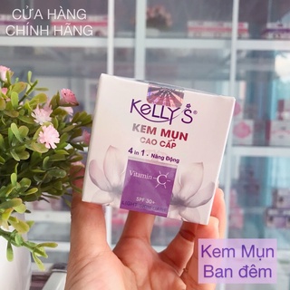 Kem Mụn Cao Cấp 4 in 1 Kelly’s (Ban đêm)