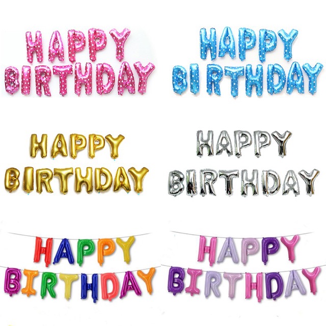 Bộ chứ lẻ HAPPY BIRTHDAY