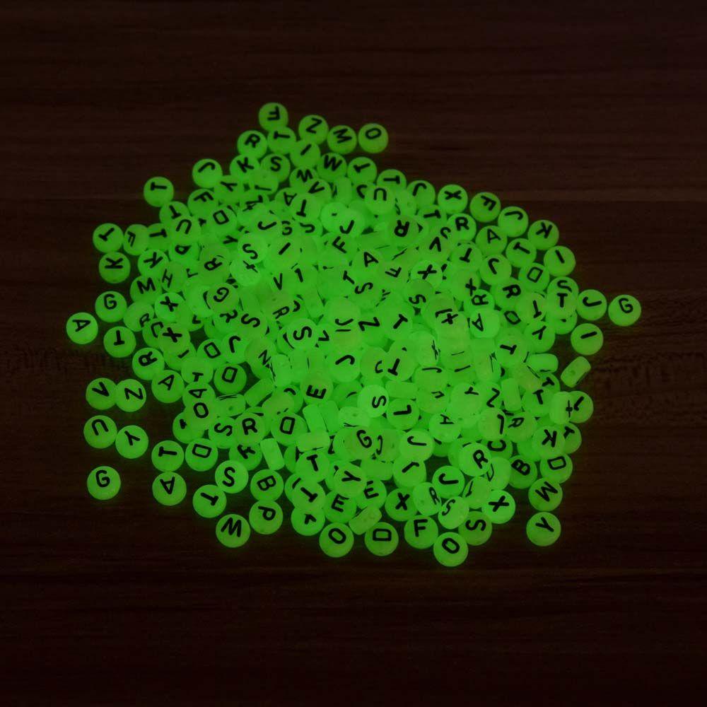 QQMALL Hạt Acrylic Màu Đen Xỏ Lỗ Hình Trái Tim Dùng Để Làm Trang Sức DIY