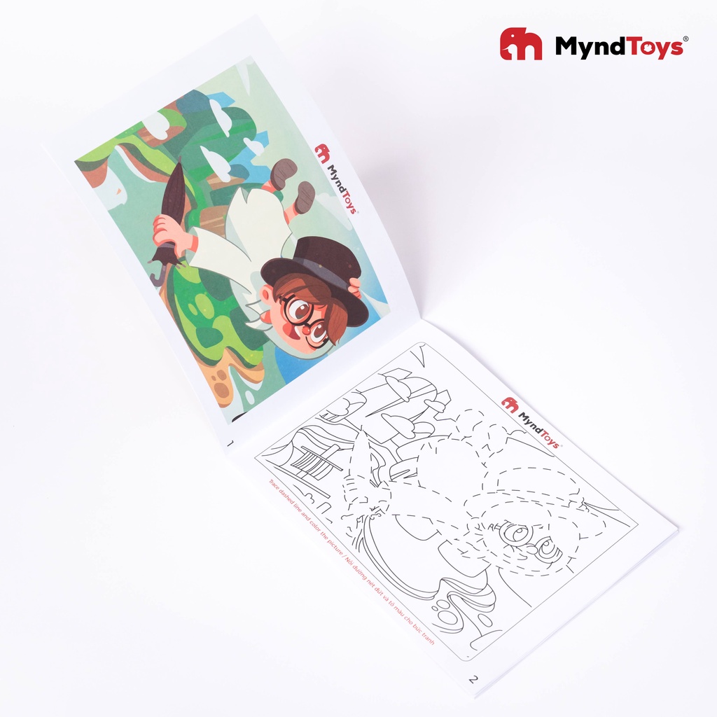 Đồ Chơi Tranh Tô Màu Cho Bé Từ 2 Tuổi - Myndtoys Color Cool