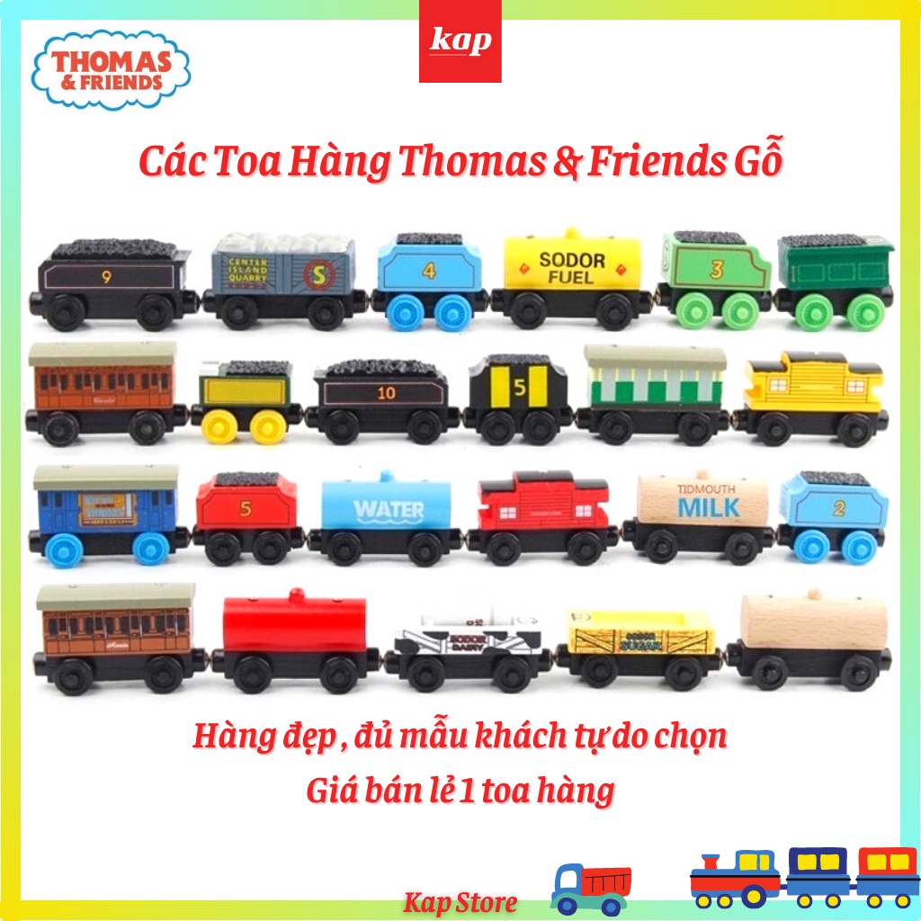 CÁC MẪU XE LỬA THOMAS, Sản phẩm chơi được trên đường ray xe lửa gỗ