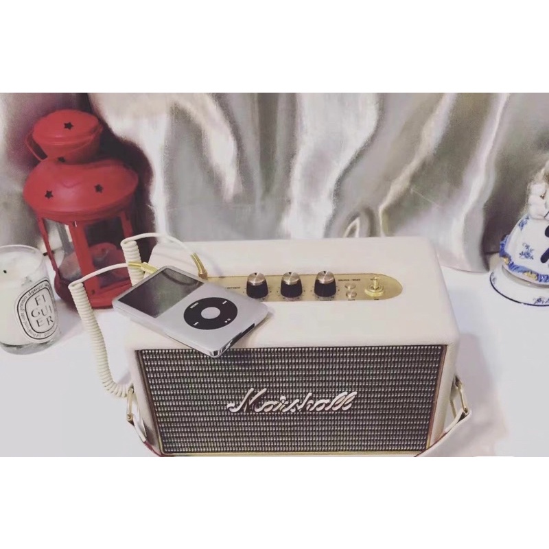 Dây jack cắm 3.5 AUX Marshall - Tặng túi da Marshall