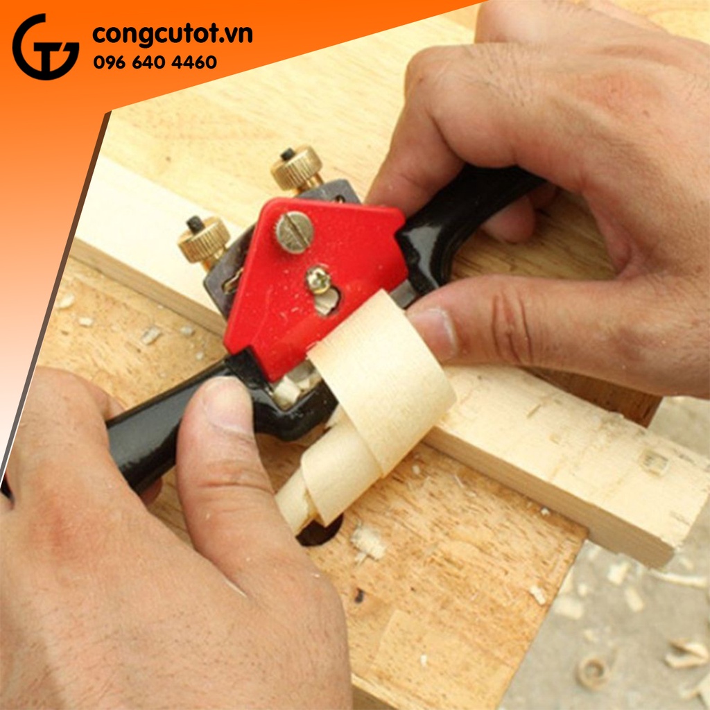 Bào cạnh gỗ cầm tay lưỡi 52mm có chỉnh góc chếch