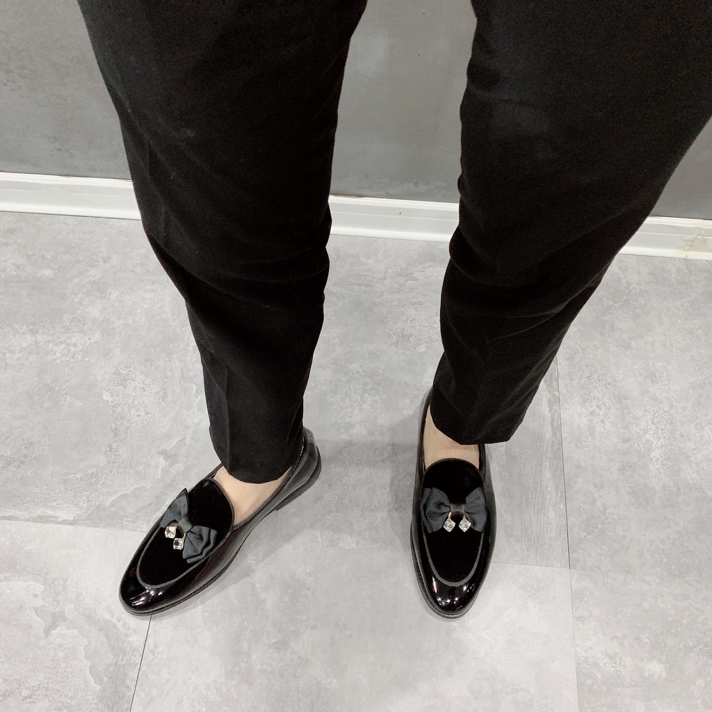 Giầy tây, giày da nam da bóng cao cấp,kiểu dáng Loafer  : 53