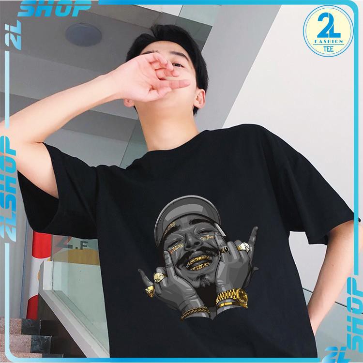 Áo thun  unisex form rộng tay lỡ Hình Dope Malone, áo phông nam nữ không cổ hot trend 2021