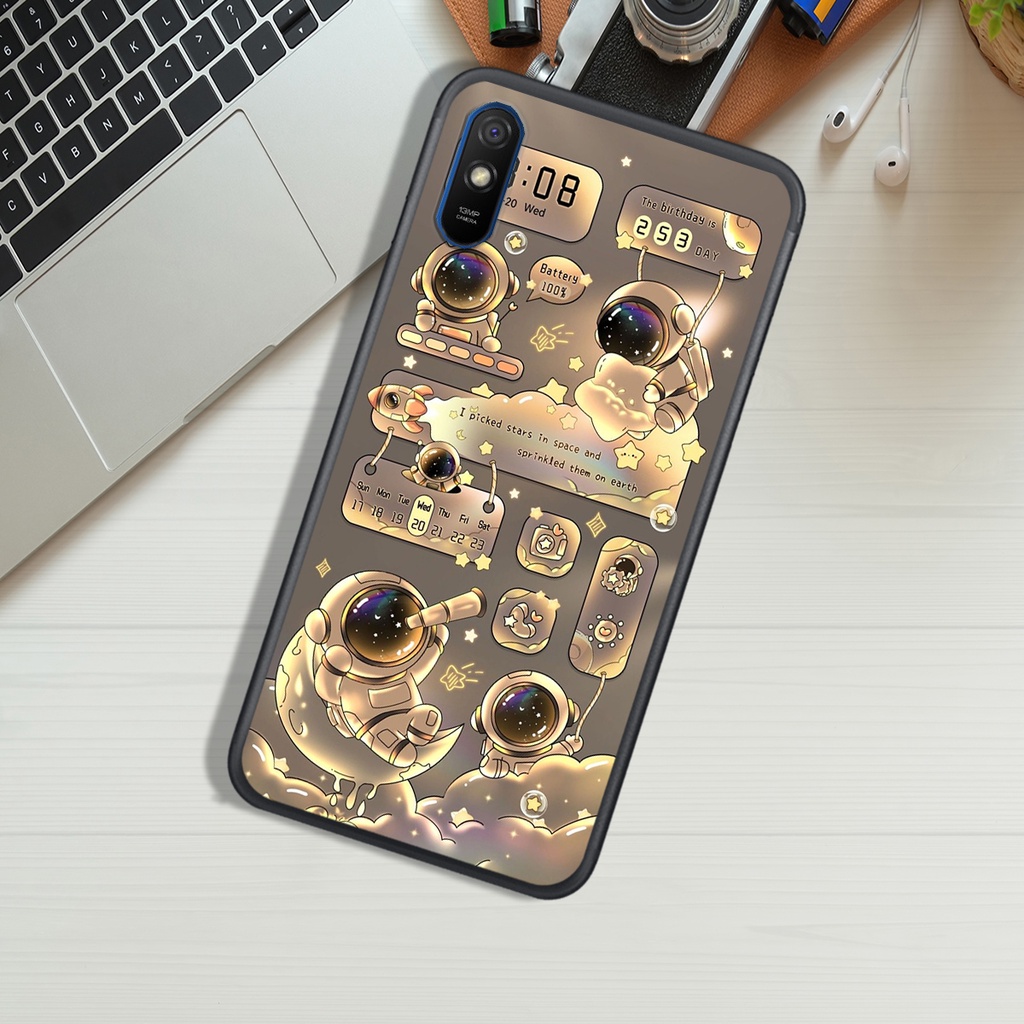 Ốp Lưng XIAOMI REDMI 7A - REDMI 8A - REMDI 9A - REDMI 8  , In Hình Phi Hành Astronauts  Phong Cách, Đẹp.