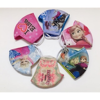 Combo 2 khẩu trang vải elsa dành cho bé gái