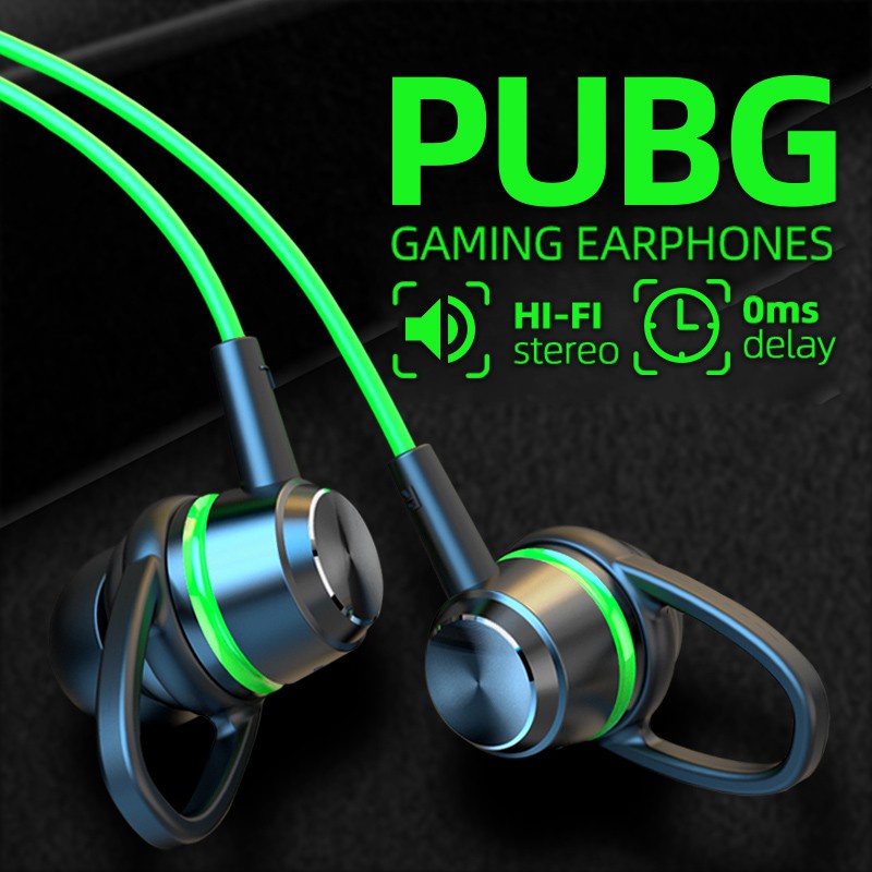 Tai nghe trùm đầu chơi game PUBG 3d chống ồn âm thanh stereo sống động giắc cắm 3.5mm
