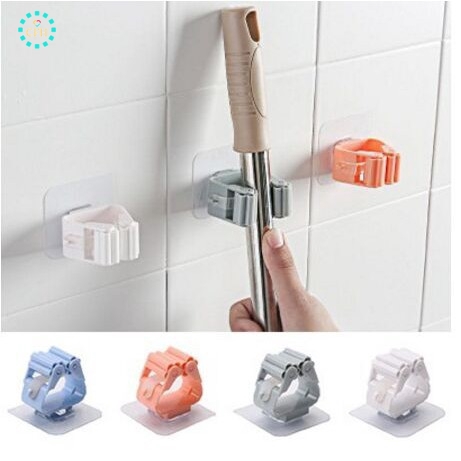 【cfh】Móc Dán Tường Giữ Cây Lau Nhà/ Chổi Chịu Lực Tốt Không Thấm Nước