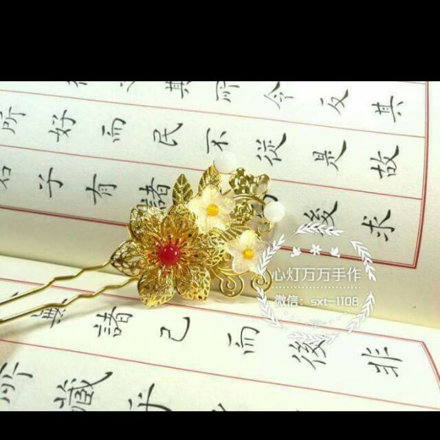 Trâm đơn cài tóc cổ trang