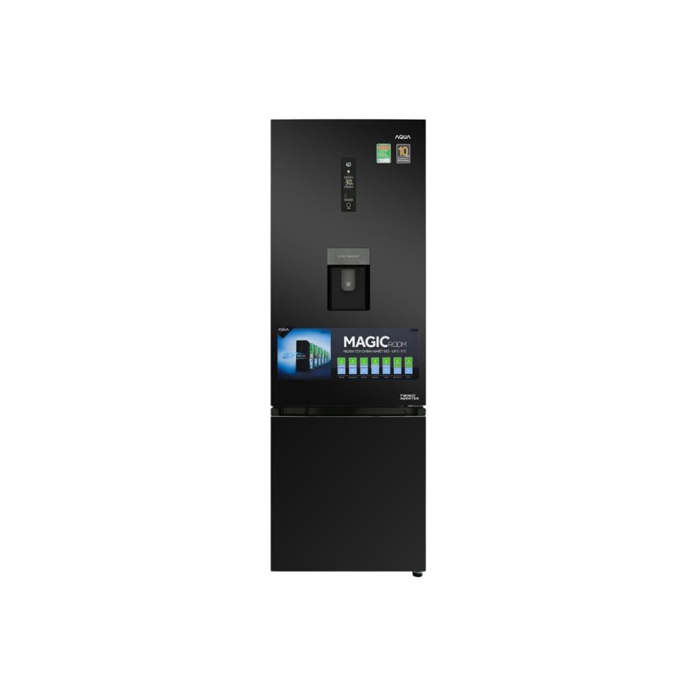 [ VẬN CHUYỂN MIỄN PHÍ KHU VỰC HÀ NỘI ]  Tủ lạnh Aqua Inverter 373 lít màu đen AQR-IW378EB.BS