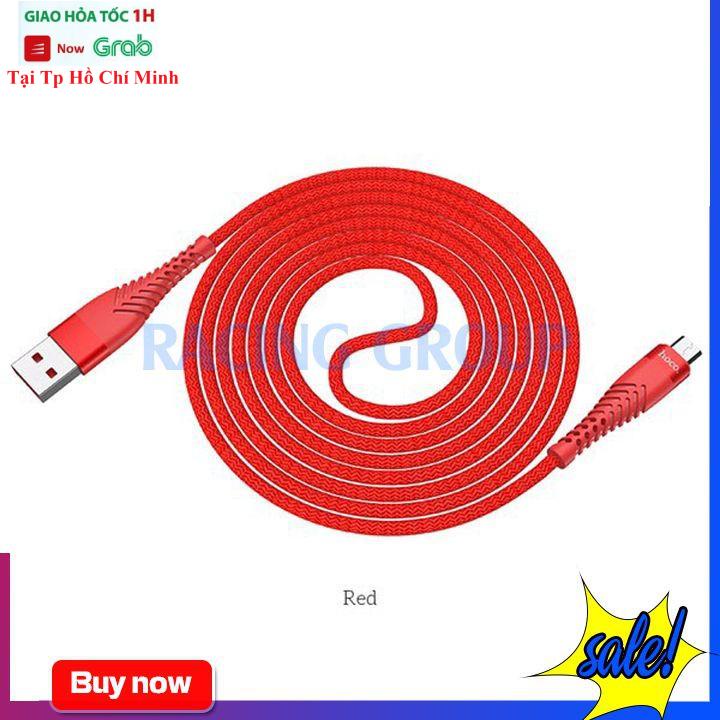 [ Dài 1M-2M ] Cáp Sạc Nhanh 3.0A Hoco Ud02 - Cổng Micro Usb - Kiểu Dây Dù Chắc Chắn