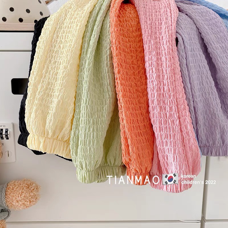 [HOT] Quần dài trơn chất xốp nhăn mềm cho bé (V771)