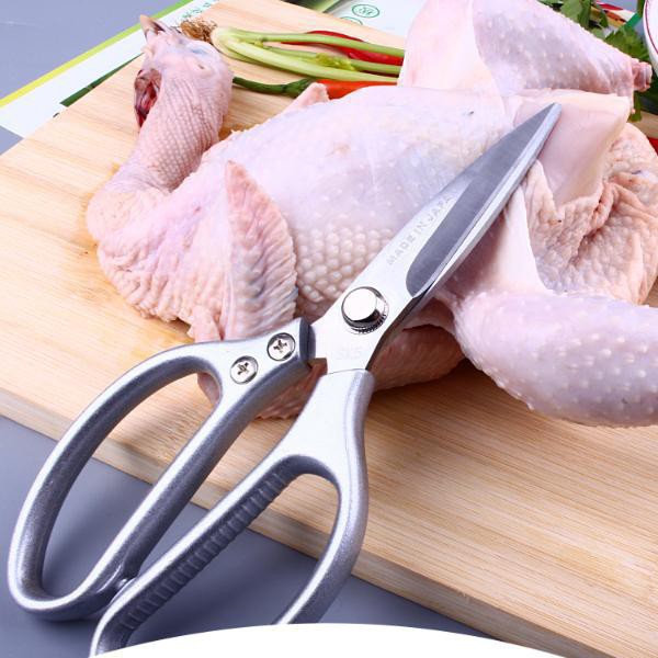 Kéo cắt gà NHẬT cắt xương gà chuyên nghiệp sạch sẽ không han rỉ - kéo nhà bếp đa năng