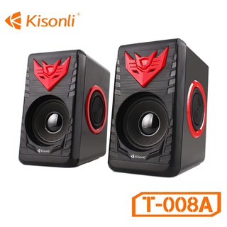 Loa máy tính 2.0 Kisonli T-008A... (Màu ngẫu nhiên)