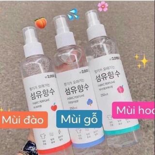 XỊT THƠM QUẦN ÁO HÀN QUỐC