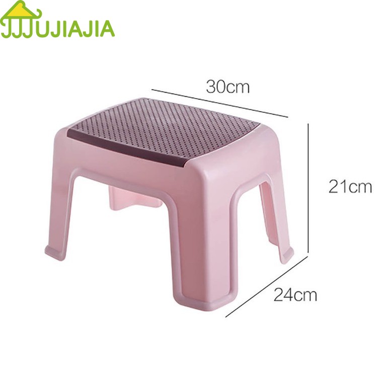Ghế Đẩu JUJIAJIA Bằng Nhựa Nhiều Màu Tùy Chọn Chống Trượt Cho Trẻ Em