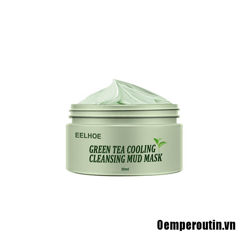 Oemperoutin❤Deep Cleaning Facial Mask Green Tea Oil Control Acne Peel Off Mask Mud Mask