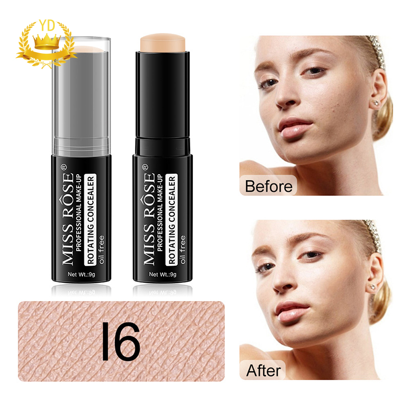 [Hàng mới về] Kem che khuyết điểm MISS ROSE che mụn tiện dụng chất lượng cao