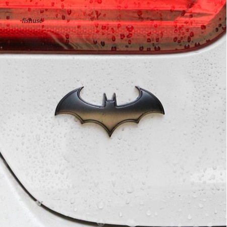 Miếng dán nổi 3D batman Decal trang trí tem kim loại hình con dơi bằng xe hơi ô tô cho Toyota Vios Innova Hyundai Accent