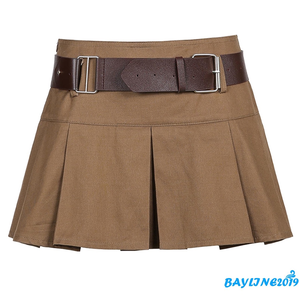 Chân váy chữ A lưng cao màu sắc thời trang thích hợp cho nữ