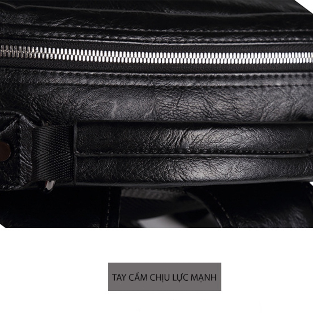 Ba lô Da Nam ATINO Chất Liệu Da PU Balo Kiểu Dáng Thời Trang BL6529