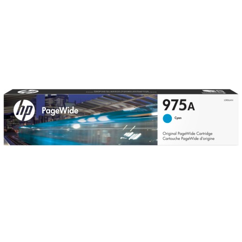 HP 975A Cyan Original PageWide Cartridge (L0R88AA)