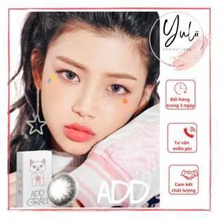 Lens mắt cận Ann365 êm 24h màu nâu-xám-hồng, kính áp tròng cận loạn thị hỗ trợ lệch độ dùng hàng ngày|YULII LENS