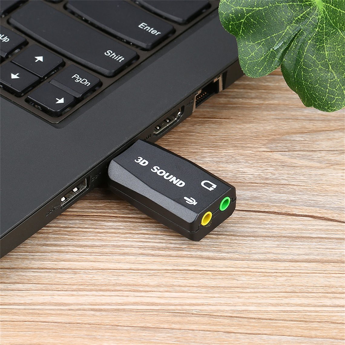 Bộ Chuyển Đổi Thẻ Âm Thanh Tai Nghe 5.1 Usb 2.0 Sang Mic 3d Cho Pc Laptop