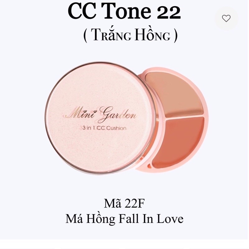 Phấn Nước Mini Garden 3 trong 1 - Cc Cushion SPF40+ PA+++
